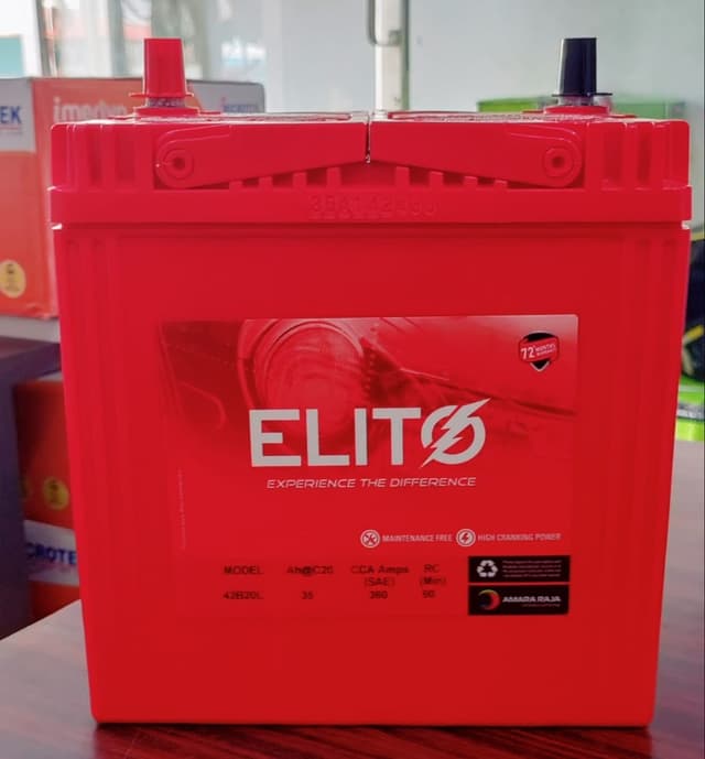 Buy Amaron Elito Car Battery 35Ah - Best Price at Suman Tyres Gandhinagar